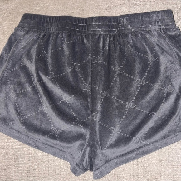 Juicy Couture Velour Lounge Sleep Shorts Bundle 3pc Size Medium Y2K Velour - Picture 10 of 10